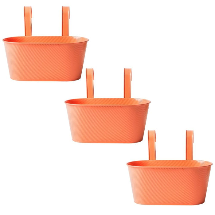 Over Fence Lined Planter Peach 26.5cm Assorted Packs