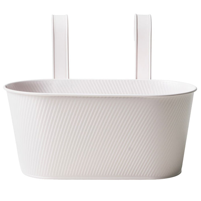 Over Fence Lined Planter White 26.5cm Assorted Packs