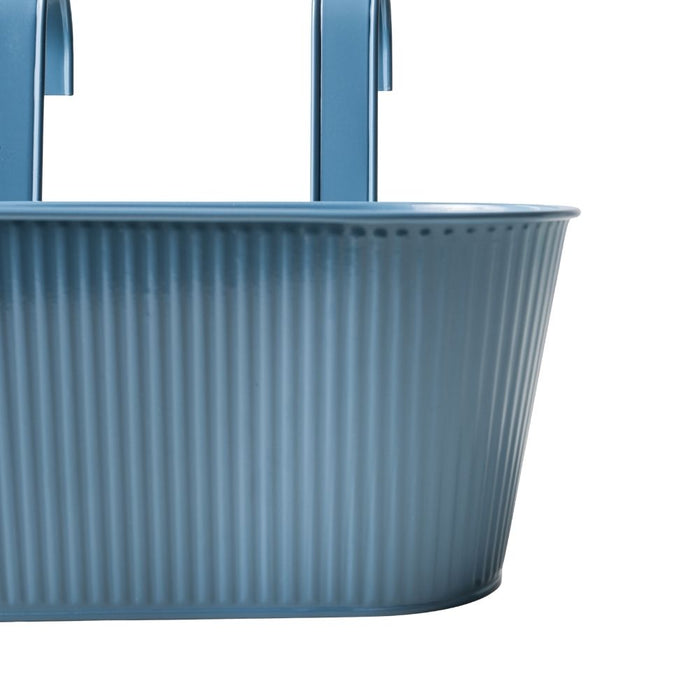 Over Fence Ribbed Planter Blue 26.5cm Assorted Packs