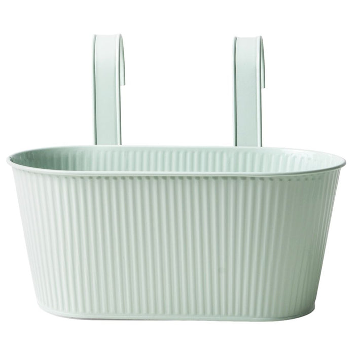 Over Fence Ribbed Planter Sage Green 26.5cm Assorted Packs