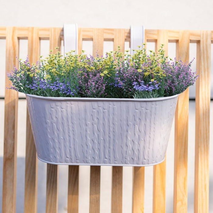 Over Fence Textured Planter Pink 26.5cm Assorted Packs
