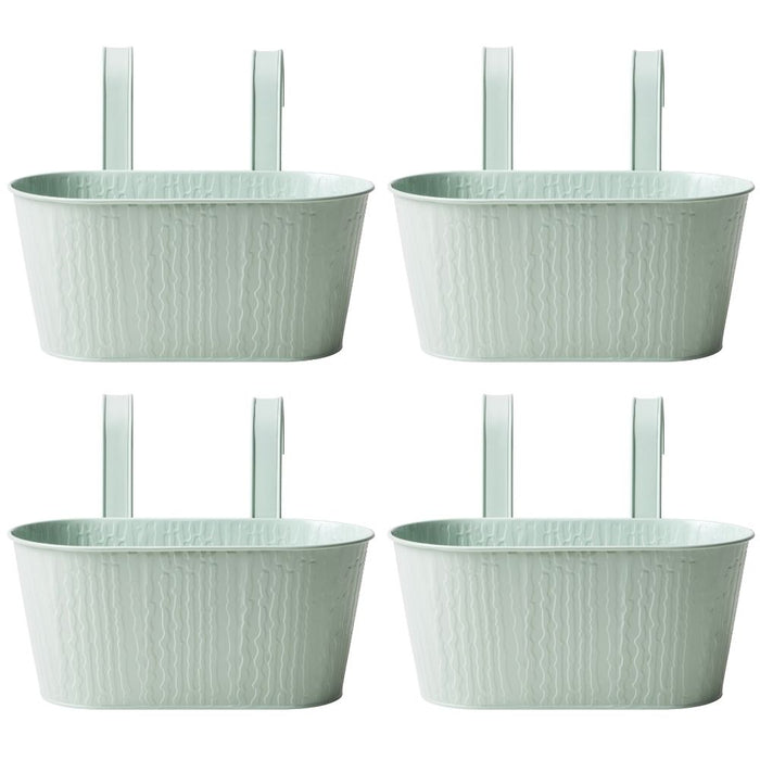 Over Fence Textured Planter Sage Green 26.5cm Assorted Packs