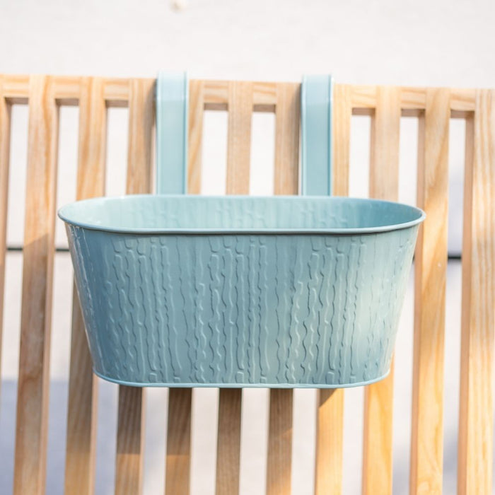 Over Fence Textured Planter Sage Green 26.5cm Assorted Packs