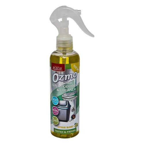 Ozmo Antibacterial Bin Deodoriser & Cleaner Citrus Burst 250ml Bin Cleaners & Accessories Ozmo   