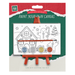 Christmas Paint Your Own Canvas with Stand Assorted Designs Christmas Accessories FabFinds Gingerbread Man