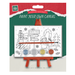 Christmas Paint Your Own Canvas with Stand Assorted Designs Christmas Accessories FabFinds Christmas Characters
