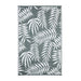 For The Love Of Gardening Outdoor Palm Leaf Rug Grey 90cm x 150cm Garden Accessories FabFinds