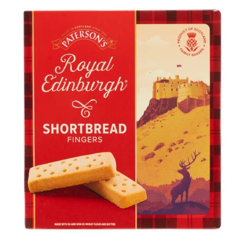 Paterson's Royal Edinburgh Shortbread Fingers 300g Biscuits & Cereal Bars Paterson's