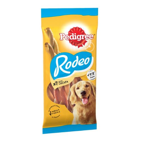 Pedigree Rodeo Chicken Dog Treats 7 Pack 123g Dog Food & Treats Pedigree   
