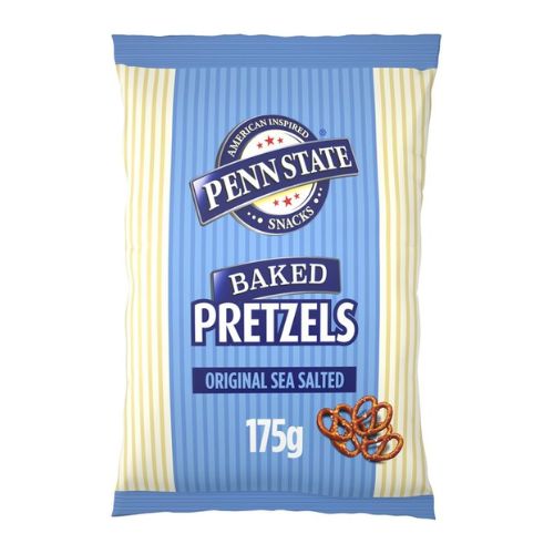 Pennstate Baked Pretzels Original Sea Salt 175g Crisps, Snacks & Popcorn Pennstate   