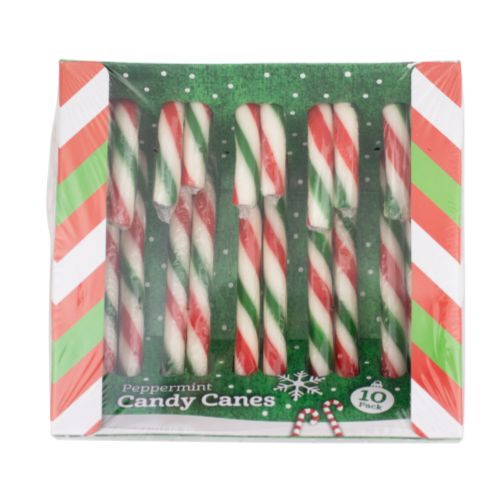 Peppermint Christmas Candy Canes 10 Pack Candy & Chocolate FabFinds   