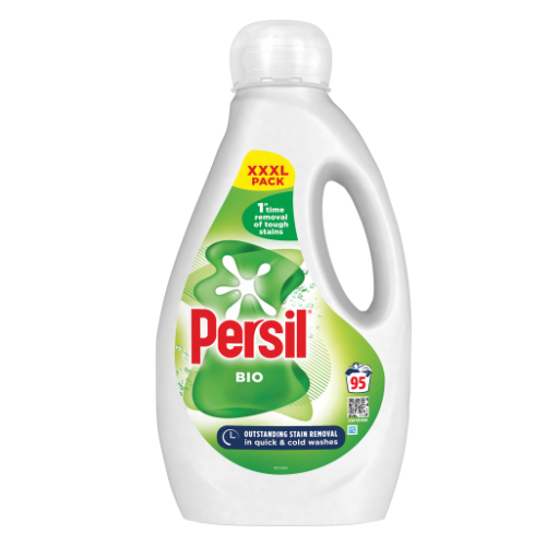Persil Bio Liquid Laundry Detergent 95 Washes Assorted Packs Laundry - Detergent Persil Pack of 1