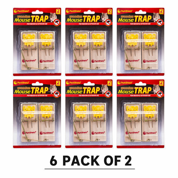 PestShield Plywood Mouse Trap 2 Pack Assorted Packs Garden Tools 151 6 Pack