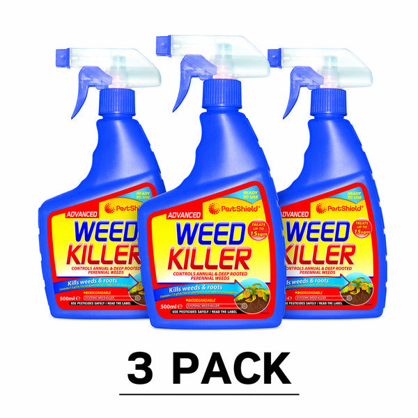 PestShield Advanced Weedkiller 500ml Garden Tools 151 3 Pack