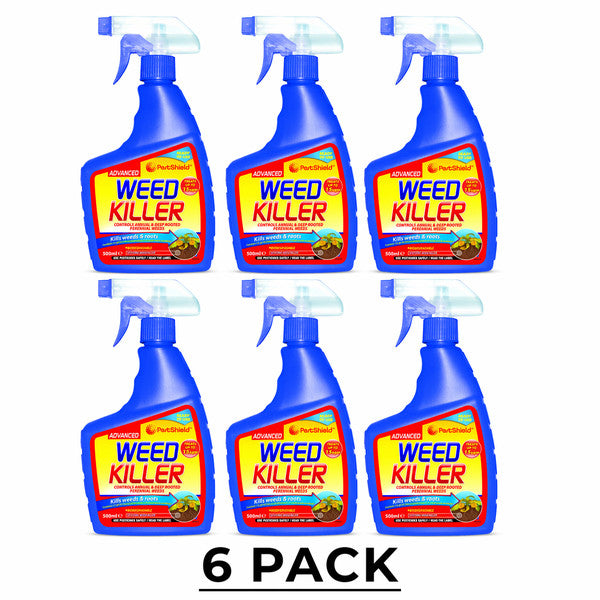 PestShield Advanced Weedkiller 500ml Garden Tools 151 6 Pack
