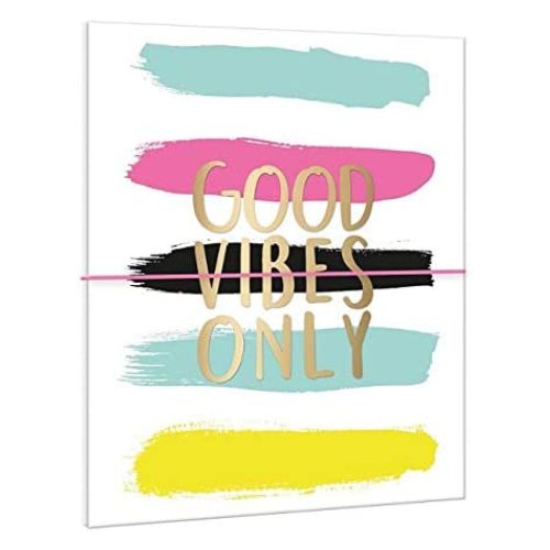 Home Collection Good Vibes Only Slip-In Photo Album Stationery Design Group   