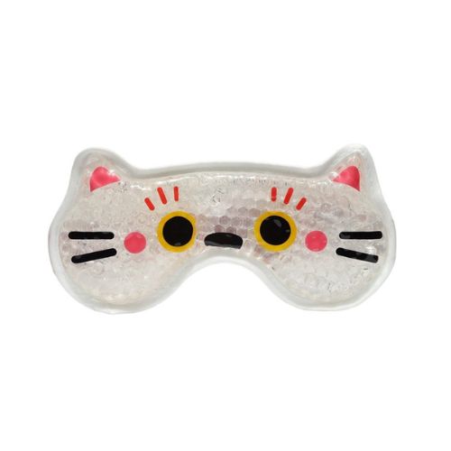 Puckator Plush and Gel Eye Mask Assorted Styles Beauty Accessories Puckator Ltd Cat  