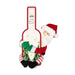 Plush Christmas Character Bottle Holder Assorted Styles Christmas Tableware FabFinds Santa  