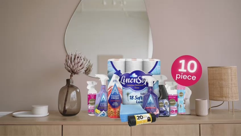 Sunday Blitz Mega Household Cleaning Bundle 10 Piece Toilet Paper Bin Bags Cleaning Bundles FabFinds