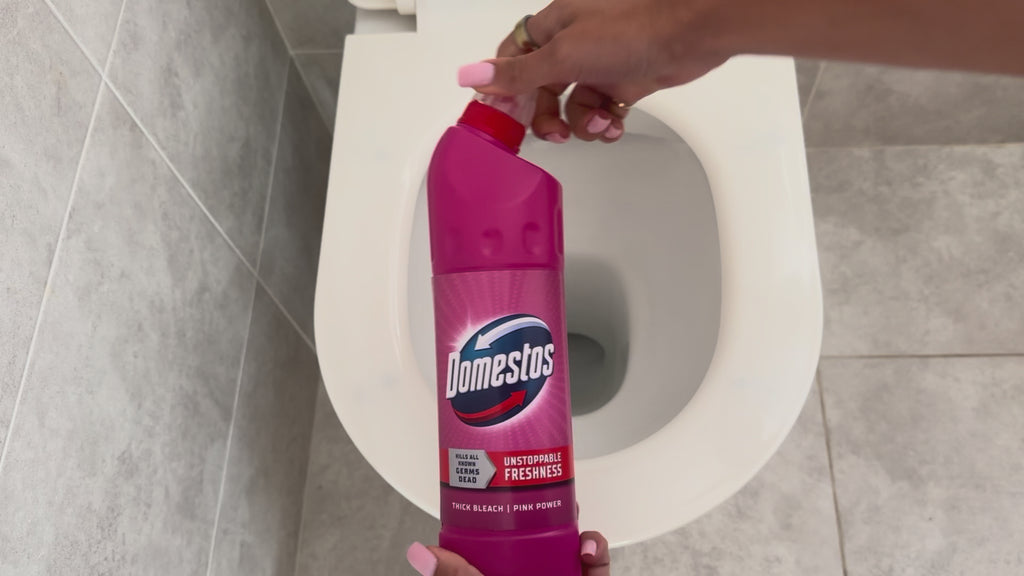 Domestos Pink Power Bleach 750ml Assorted Packs Toilet Cleaners Domestos