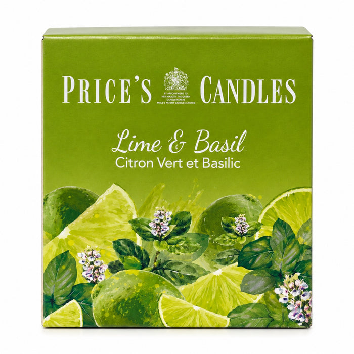 Price's Candles Lime and Basil Box 170g Candles Price's Candles