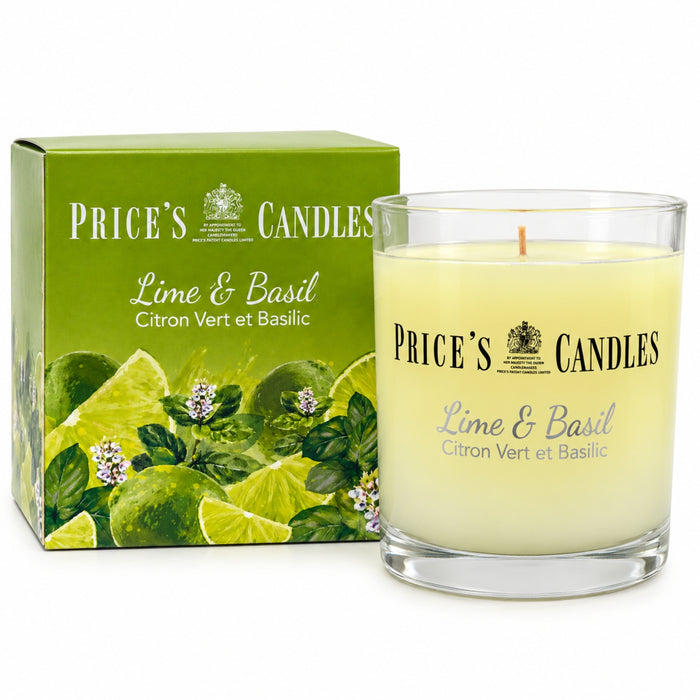 Price's Candles Lime and Basil Box 170g Candles Price's Candles