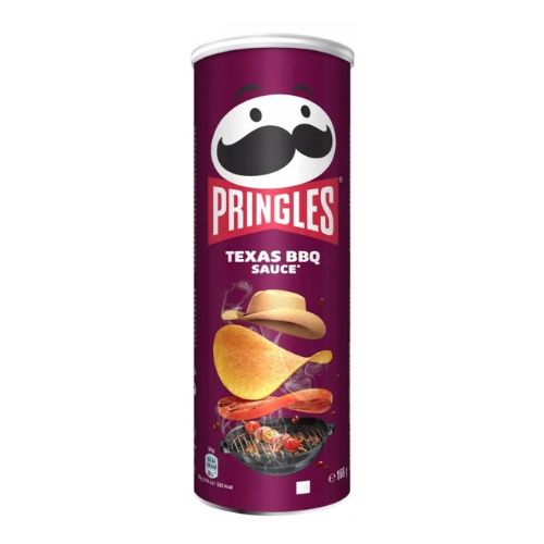 Pringles Texas BBQ Sauce 165g Crisps, Snacks & Popcorn Pringles   