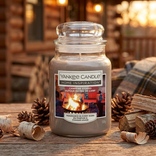 Yankee Candle Campfire Stories Large Jar 538g Christmas Candles & Holders Yankee Candle