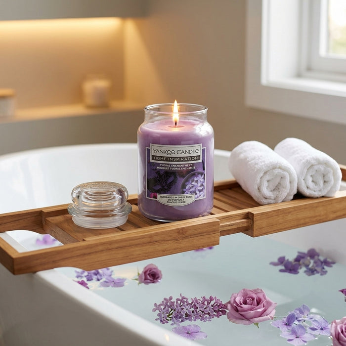 Yankee Floral Enchantment Large Jar Candle 538g Candles Yankee Candle