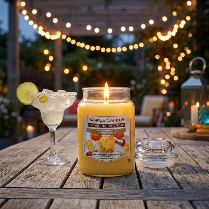 Yankee Zesty Margarita Large Jar Candle 538g Candles Yankee Candle