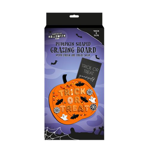 Halloween Pumpkin Shaped Grazing Board Halloween Accessories Gem Imports   