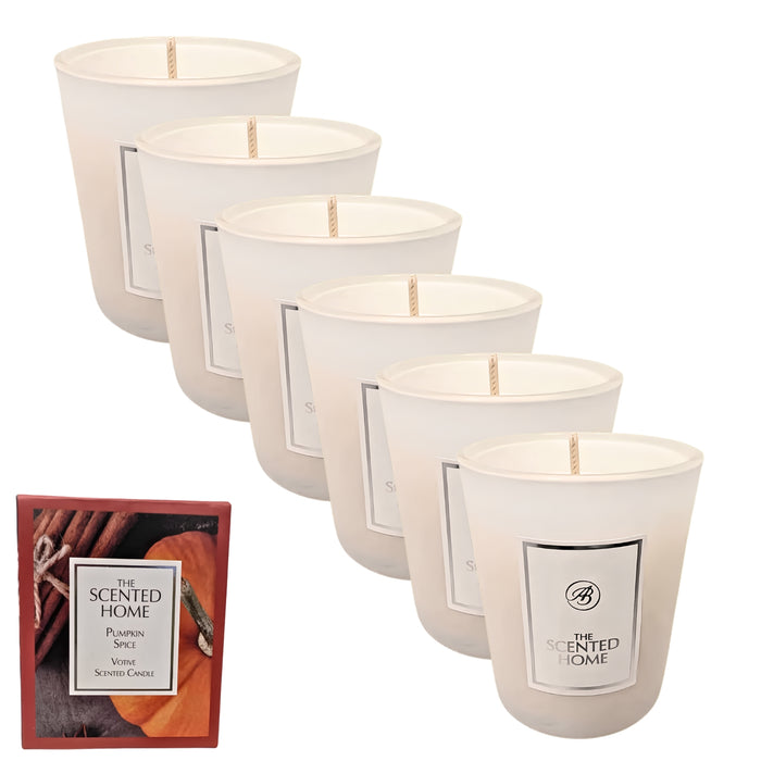 Ashleigh & Burwood Pumpkin Spice Votive Candle 70g Assorted Packs Candle Ashleigh & Burwood Pack of 6