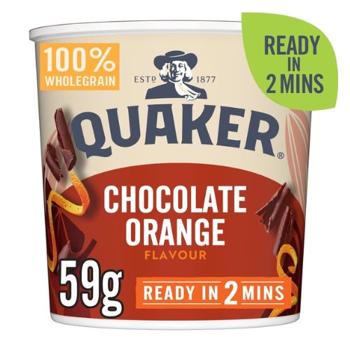 Quaker Oats Chocolate Orange 59g Oats, Grits & Hot Cereal Quaker   