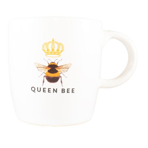 Queen Bee White Hugga Mug Mugs FabFinds   