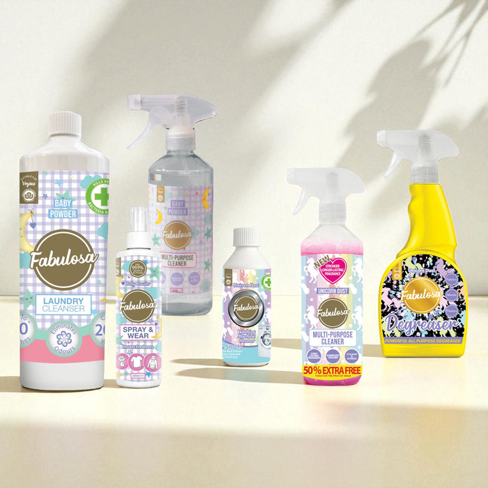Fabulosa Discovery Cleaning & Laundry Bundle 6 Piece Set Household Cleaning Products Fabulosa