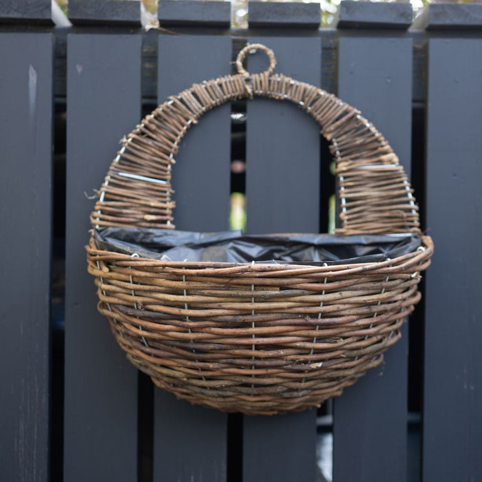 Rattan Hanging Basket 31cm Assorted Packs