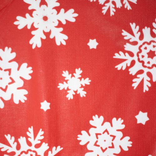 Christmas Tablecloth 132cm x 178cm Assorted Designs Christmas Tableware FabFinds Red snowflake  