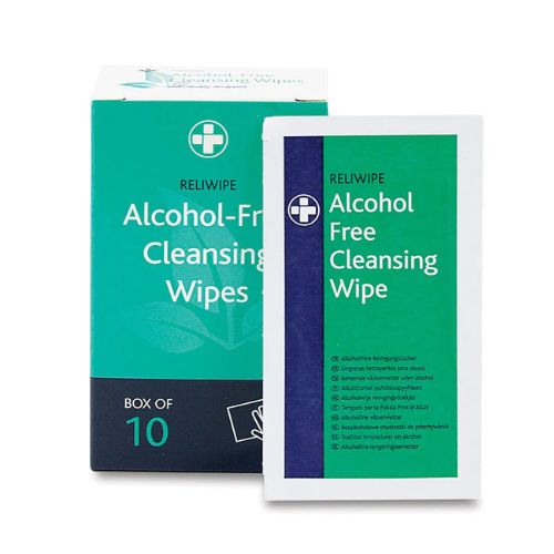 Reliwipe Alcohol-Free Cleansing Wipes 10 Pack Wipes Reliance Medical LTD   