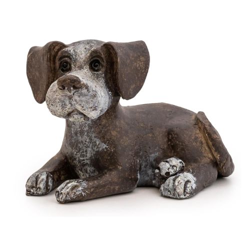 Small Resin Listening Puppy Ornament 7cm x W 10cm Home Decorations Candlelight   