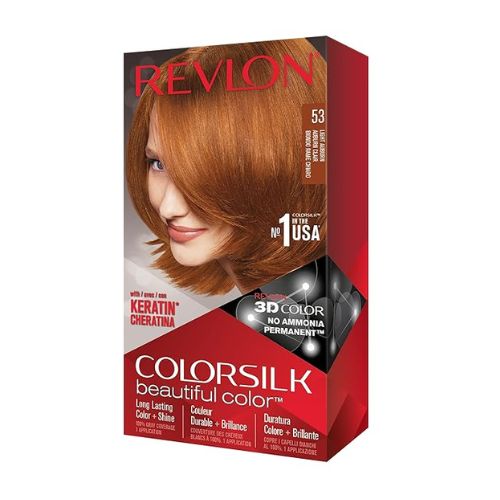 Revlon Colorsilk Light Auburn Hair Dye 53 Hair Dye revlon   