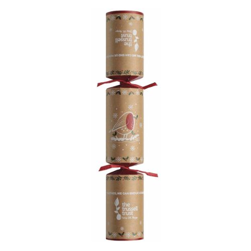 The Trussel Trust Robin Charity Christmas Crackers 6 Pack Christmas Tableware FabFinds   