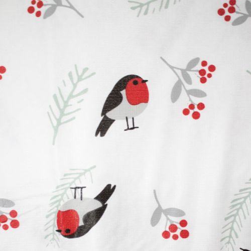 Christmas Tablecloth 132cm x 178cm Assorted Designs Christmas Tableware FabFinds Robin  