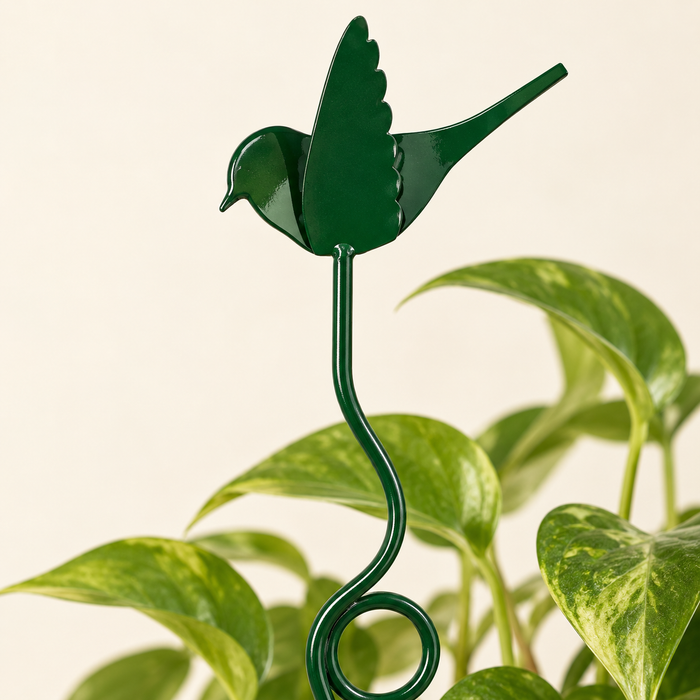 Robin Climbing Plant Stake 71cm Green Plant Supports FabFinds