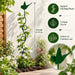 Robin Climbing Plant Stake 71cm Green Plant Supports FabFinds