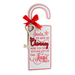 Santa Key Door Hanger Christmas Hanging Decoration 29cm x 11cm Christmas Baubles, Ornaments & Tinsel FabFinds
