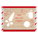 Wooden Snacks For Santa Board 20cm x 30cm Christmas Decoration FabFinds