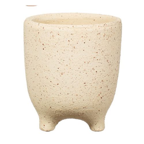 Sass & Belle Speckled Leggy Planters Assorted Colours Plant Pots & Planters Sass & Belle Sand  
