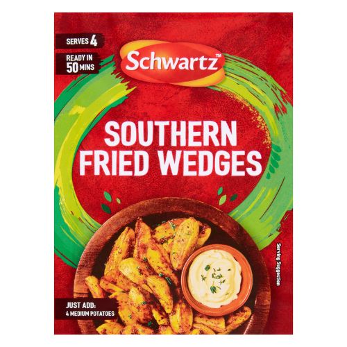 Schwartz Southern Fried Wedges 35g Cooking Ingredients schwartz   