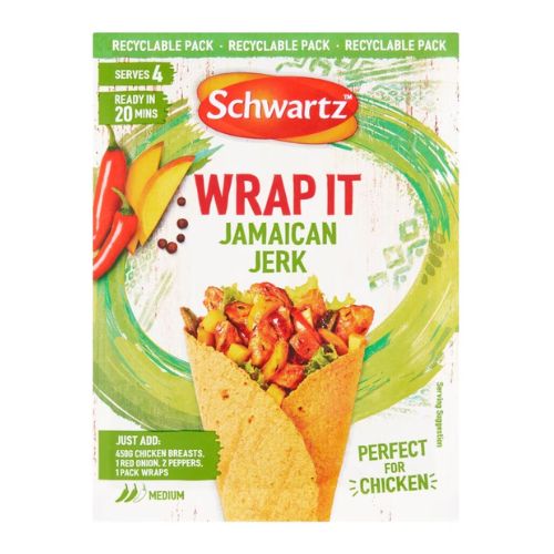 Schwartz Wrap It Jamaican Jerk 30g Cooking Ingredients schwartz   