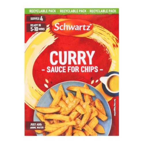 Schwartz Curry Sauce For Chips 30g Cooking Ingredients schwartz   